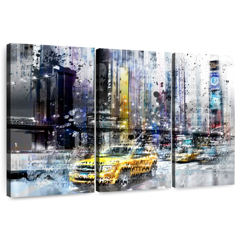 Sebbie NYC Collage, 32" H x 50" W