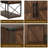 Medicine Cabinet with Two Barn Door,with Adjustable Shelf and Towel Bar-2115894167