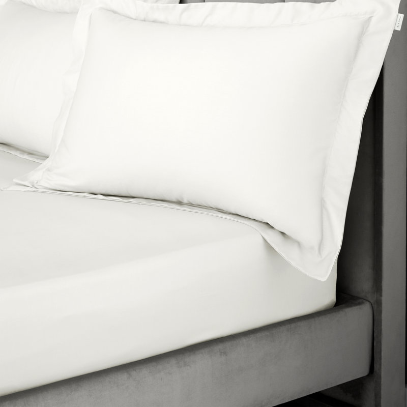 400 Thread Count Cotton Sateen Fitted Sheet