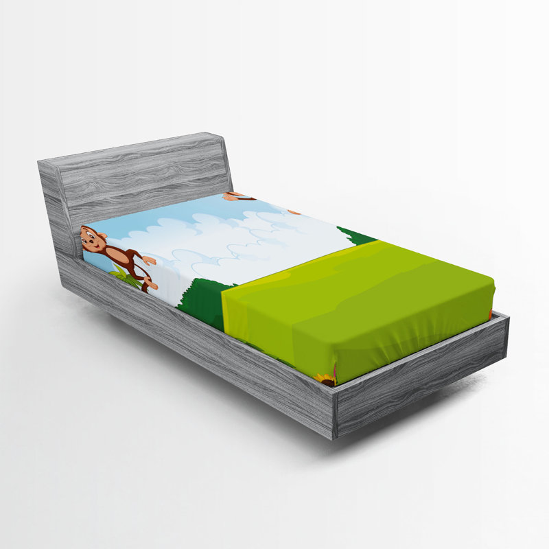 Ensemble de 2 draps-housse Ambesonne, Twin Fitted Sheet