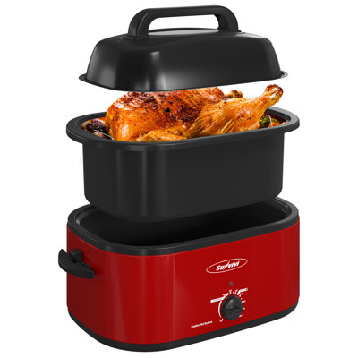 Sunvivi Electric Roaster Oven with Removable Pan