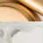 Blanc mat / Or antique