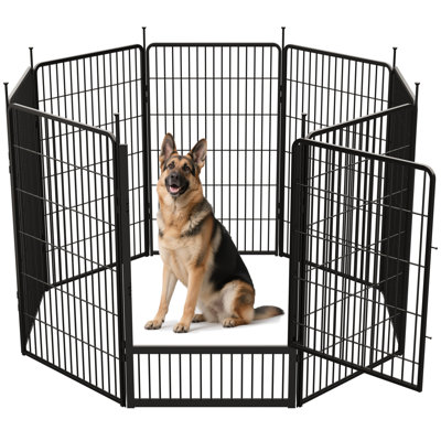 Multi-sized Metal Dog Exercise Pen Panels with 1 Doors