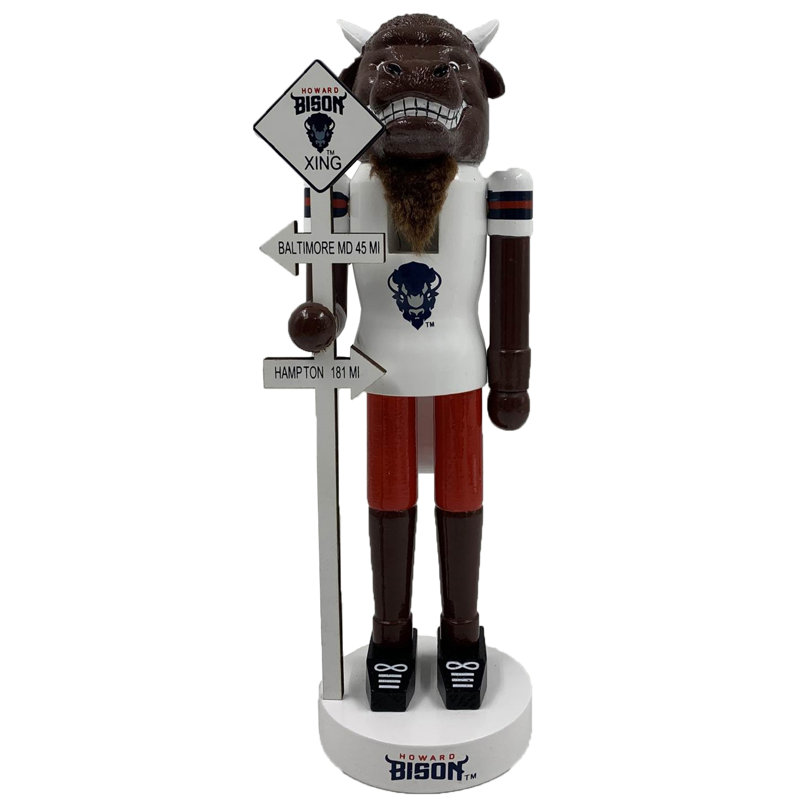 NCAA Howard Bisons 12" Rivalry Nutcracker