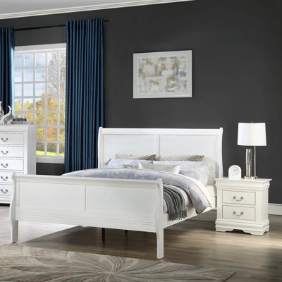 Meuble de lit 1pc Louis Phillipe