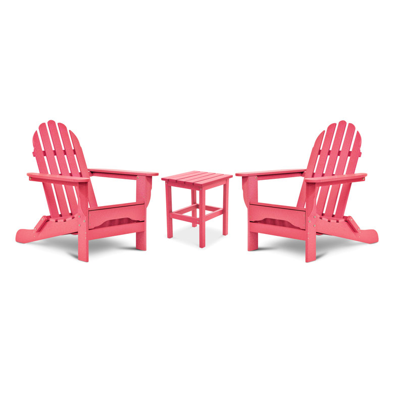Hartington 2 - Person Patio Conversation Set, Pink