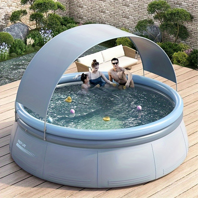 piscine extérieure gonflable, 11.81' W x 29.92" H