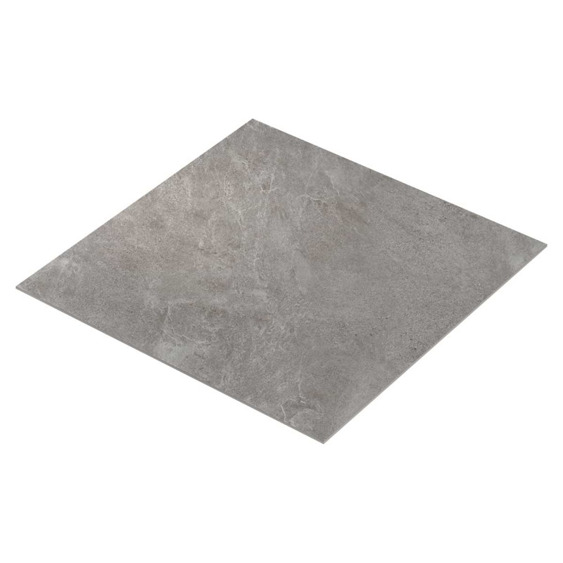 Era 48x48 Matte Textured Limestone Look Porcelain Tile, Slate Gray