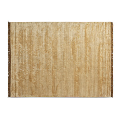 Tapis fantaisie doré / brun