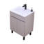 Ensemble de meuble-lavabo simple 24 po gris