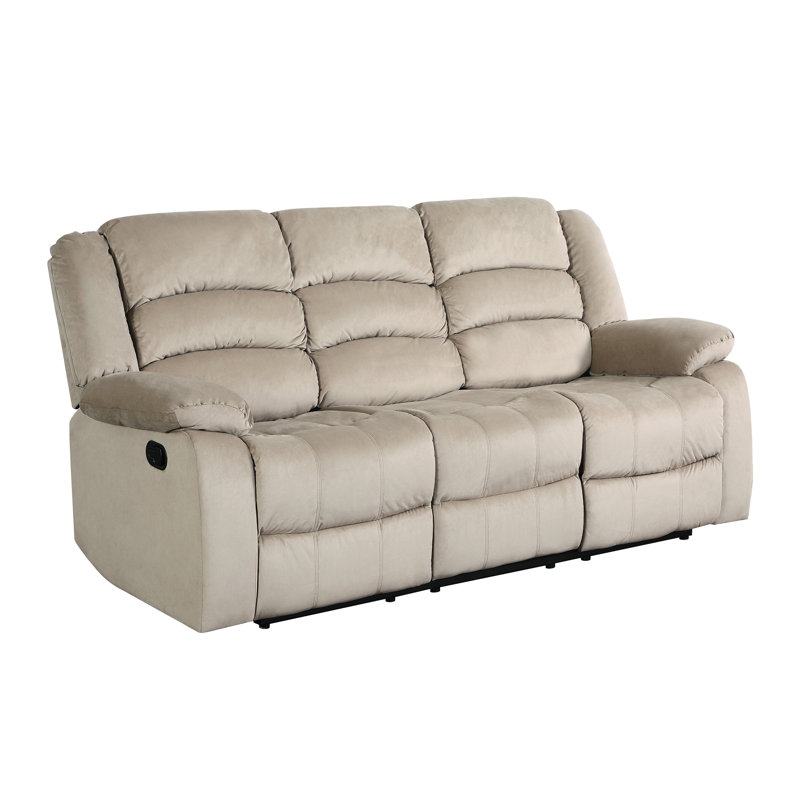 Rembourrage en fibres avec design transitionnel - Mousse beige enveloppée et coins renforcés