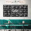 «Cocktail Recipes», reproduction d'art sur toile-882088989