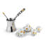 Pomegranate Demitasse Set and Coffee Pot