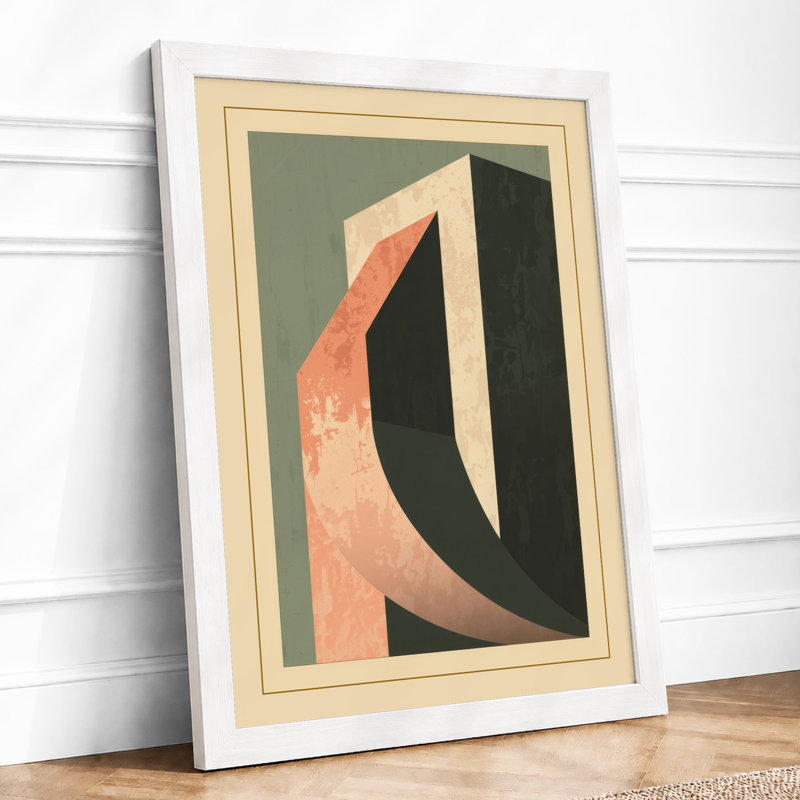Harmony Geometric - Print, A3 - 42.0 x 29.7 cm, White
