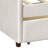Twin Daybed With Two Drawers In Beige Velvet - Enhance Your Bedroom Luxury And Function Soft Upholstery A Versatile Piece For Home-2144476067