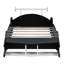 Race Car-Shaped Platform Bed With Wheels-1878624075