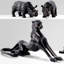 Sculpture guépard