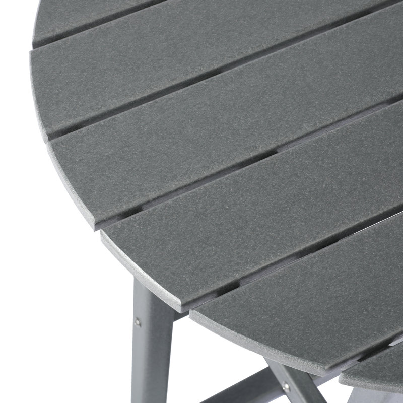 Tabouret de comptoir d'extérieur 24 po Laguna, Gris