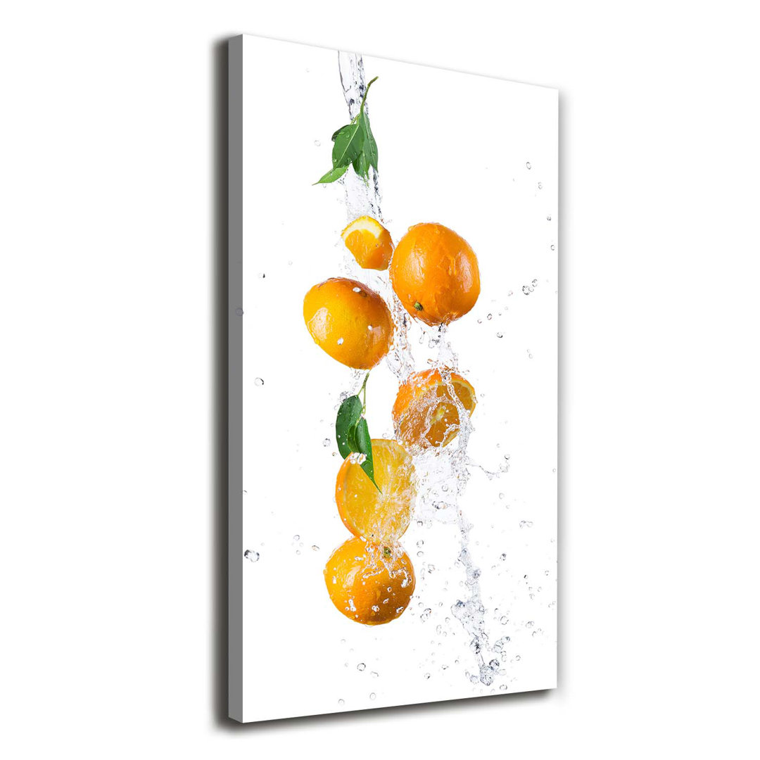 Orangen - Kunstdrucke auf Leinwand - Wrapped Canvas