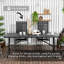 Bryton Rectangular Metal Folding Outdoor Dining Table , 70.9'' in. W 29.7'' in. D