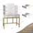 Thriston Vanity with Lighted Mirror-545884888