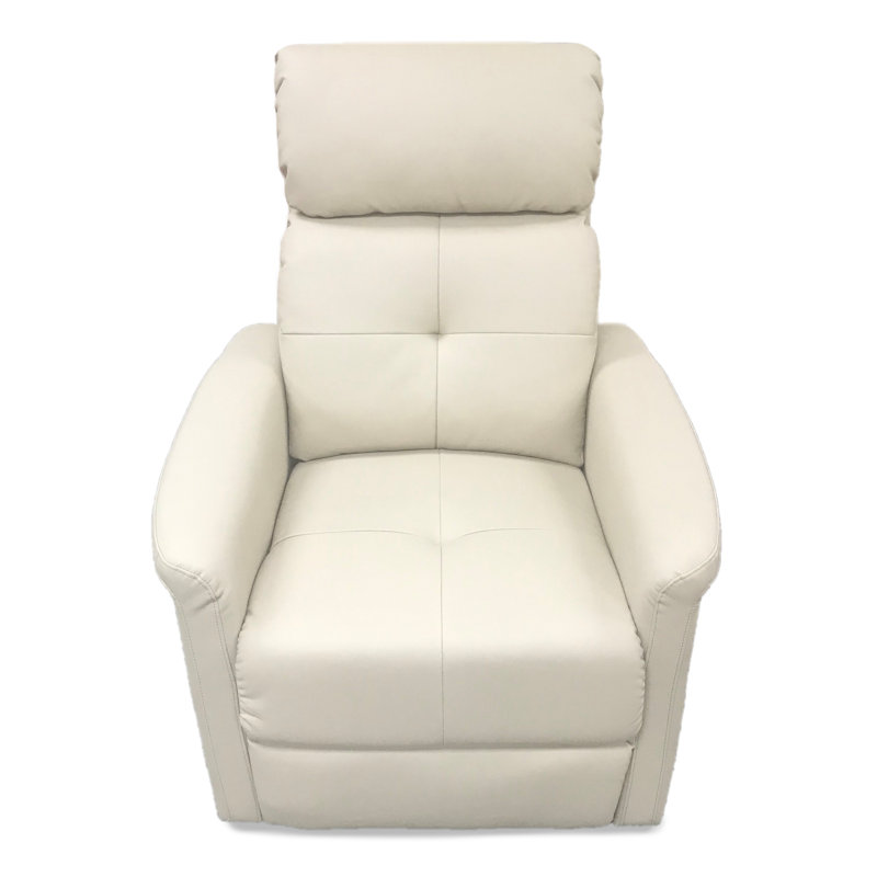 Fauteuil inclinable manuel berçant standard en similicuir de 33,07 po Katiyah