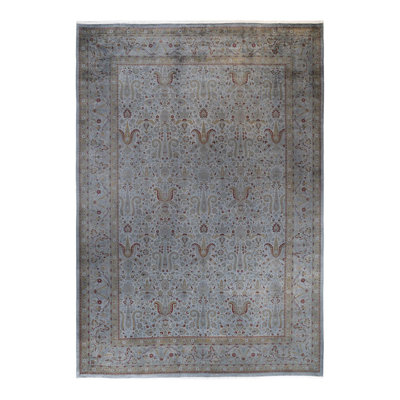 Yahriel One-of-a-Kind 10' 1" X 14' 5" New Age Wool Area Rug Gray