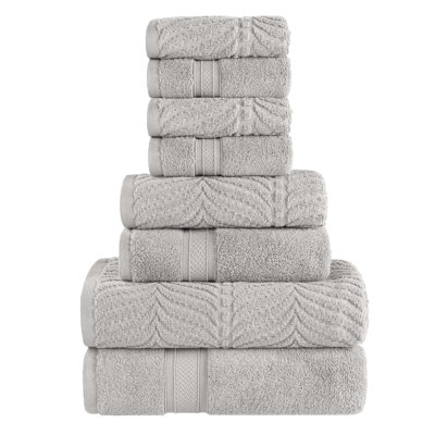 Ensemble de serviettes de salle de bain 8 pièces Alcesta