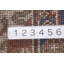Tapis de couloir indien orange 3x8