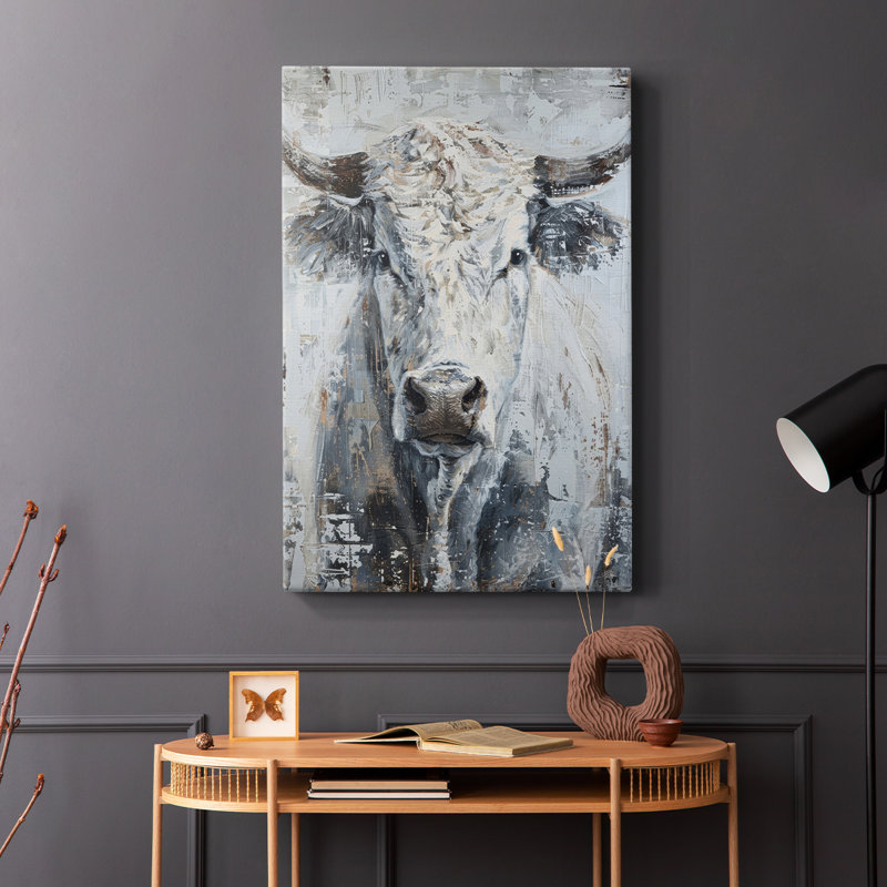 ANIMAUX série Cxxviii - Toile tendue avec châssis de qualité supérieure - Prêt à être accroché, H 60 po x l 40 po