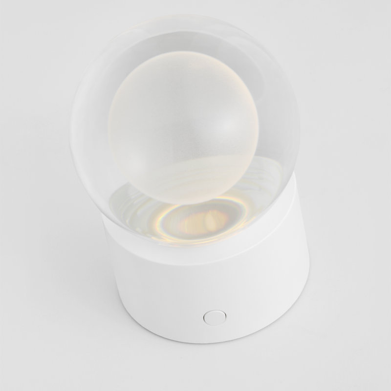 Mina Accent Rechargeable Table Lamp, Matte White