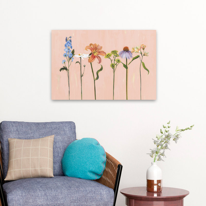 Plantes, fleurs, paysage, nature, rêves d'été, H 16 po x l 24 po