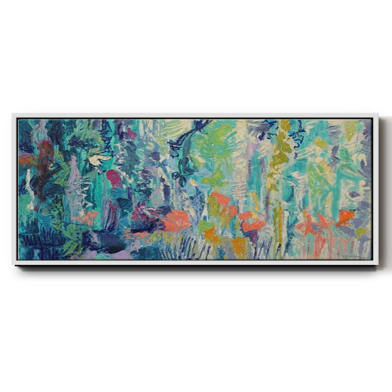 «Downpour Butterflies», toile encadrée, H 20 po x l 50 po