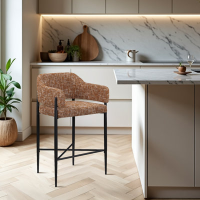Sylas Fabric Counter Stool