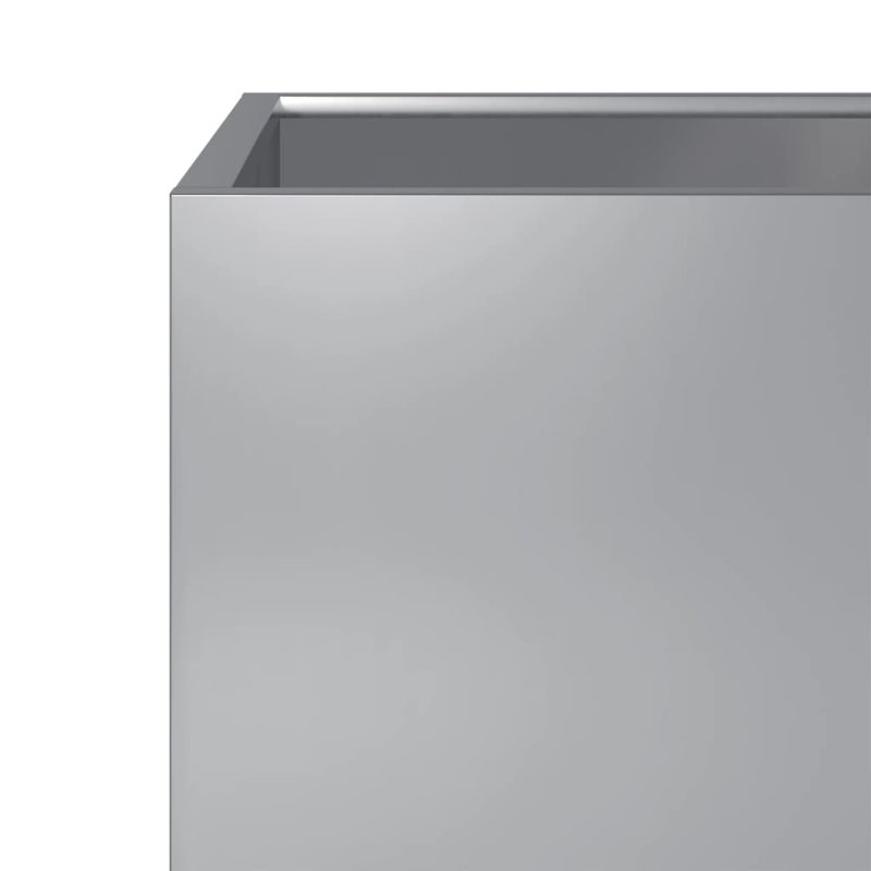 Alhasan Metal Elevated Planter, 30cm H x 30cm W x 30cm D, Zinc Plated Steel