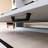 Gray Wood Frame Twin Murphy Bed