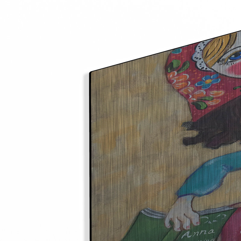 «A Little Literature» par Holly Wojhan, H 36 po x l 24 po