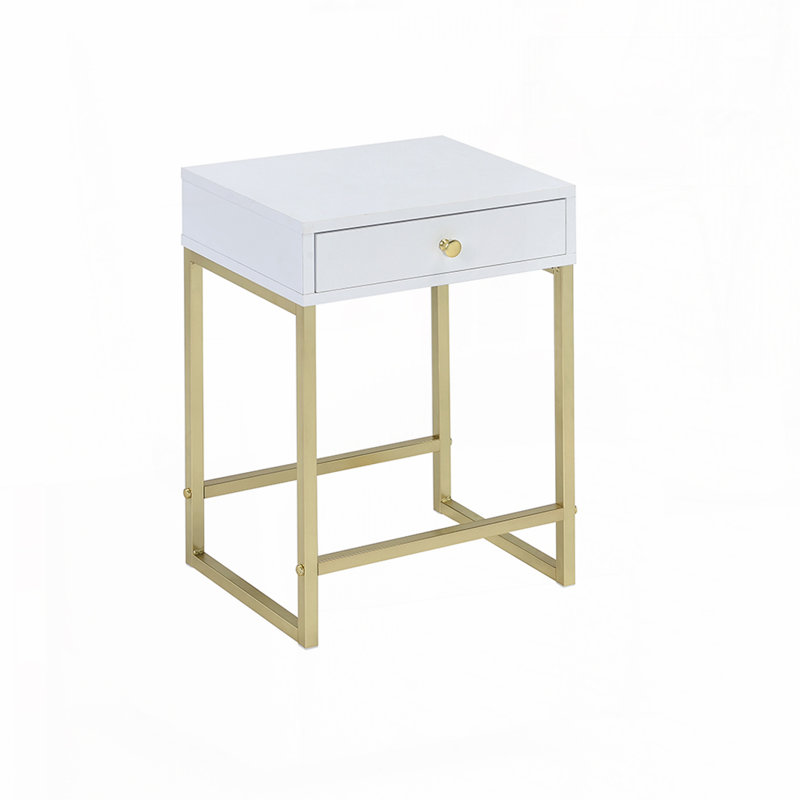 Table de bout avec rangement Equilla, H 22,07 po x l 16,04 po x P 12,03 po