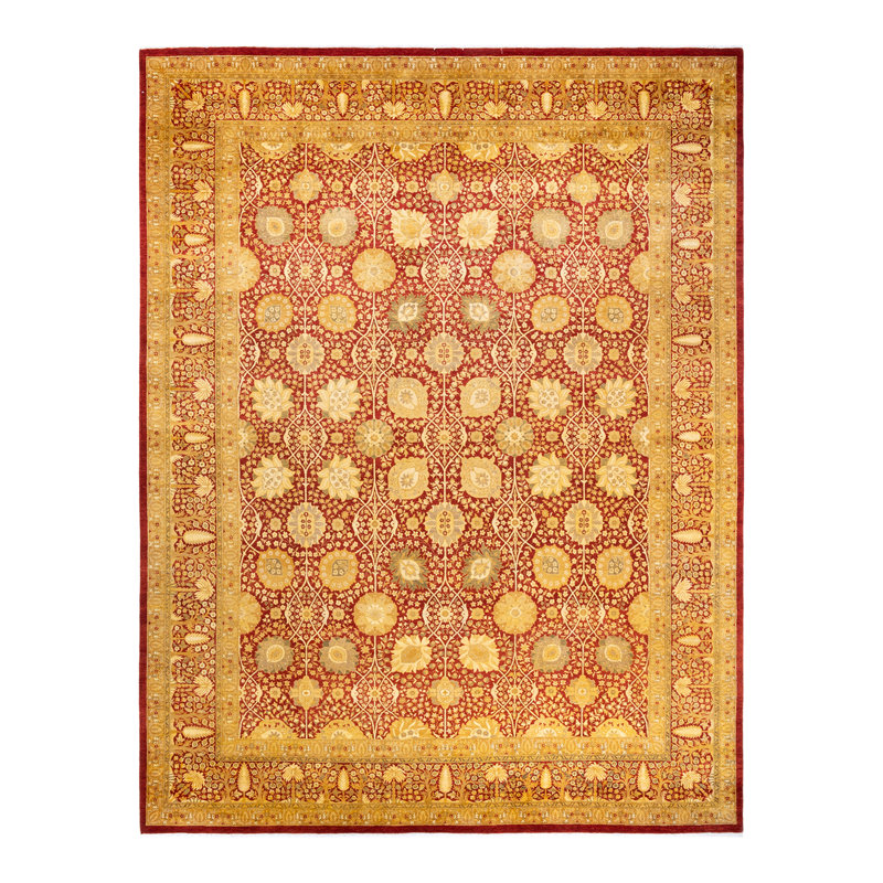 Classic One-of-a-Kind 9' 2" X 12' 1" Hand Knotted Area Rug