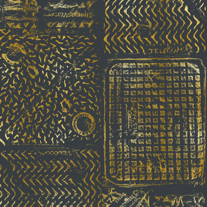Thames, Gold on Eclipse, Paper