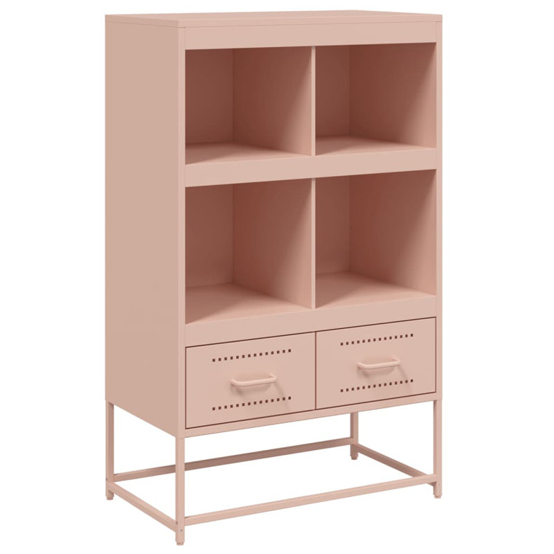 Rozetta 68cm Sideboard, Antique Pink/Pink