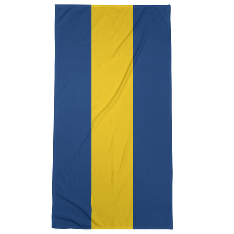 Beach Towel, Blue/Yellow
