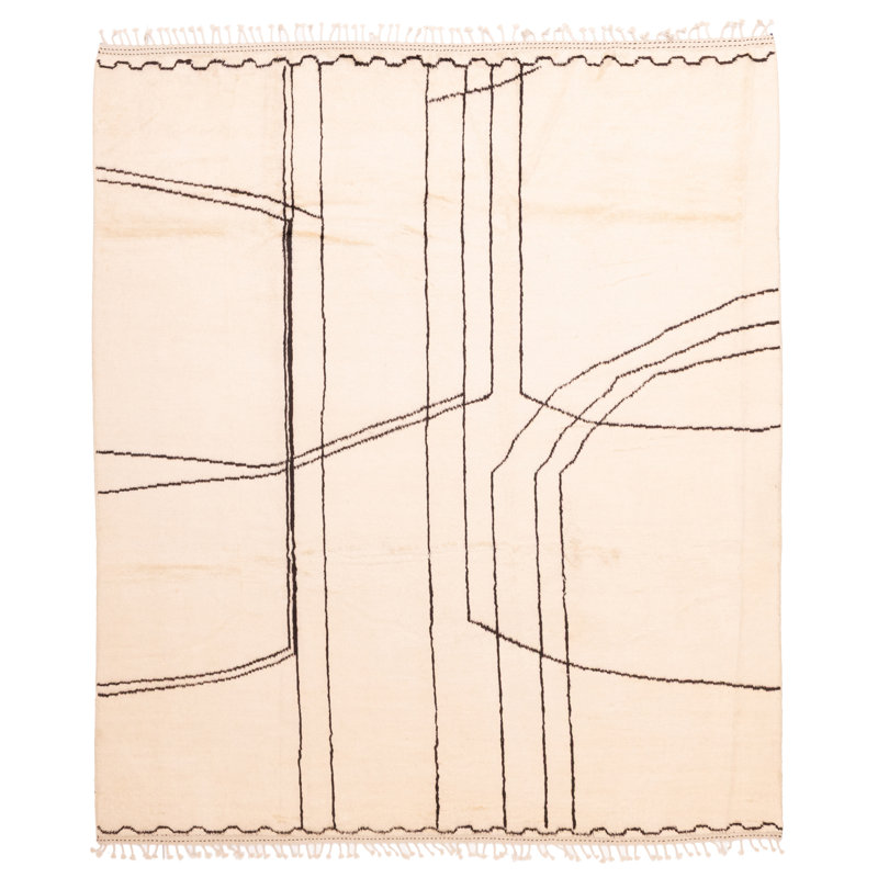 Tapis ivoire Pak Finest Marrakesh 8 pi 6 po x 9 pi 8 po