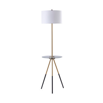 Anzalone 2 Piece Table and Floor Lamp Set