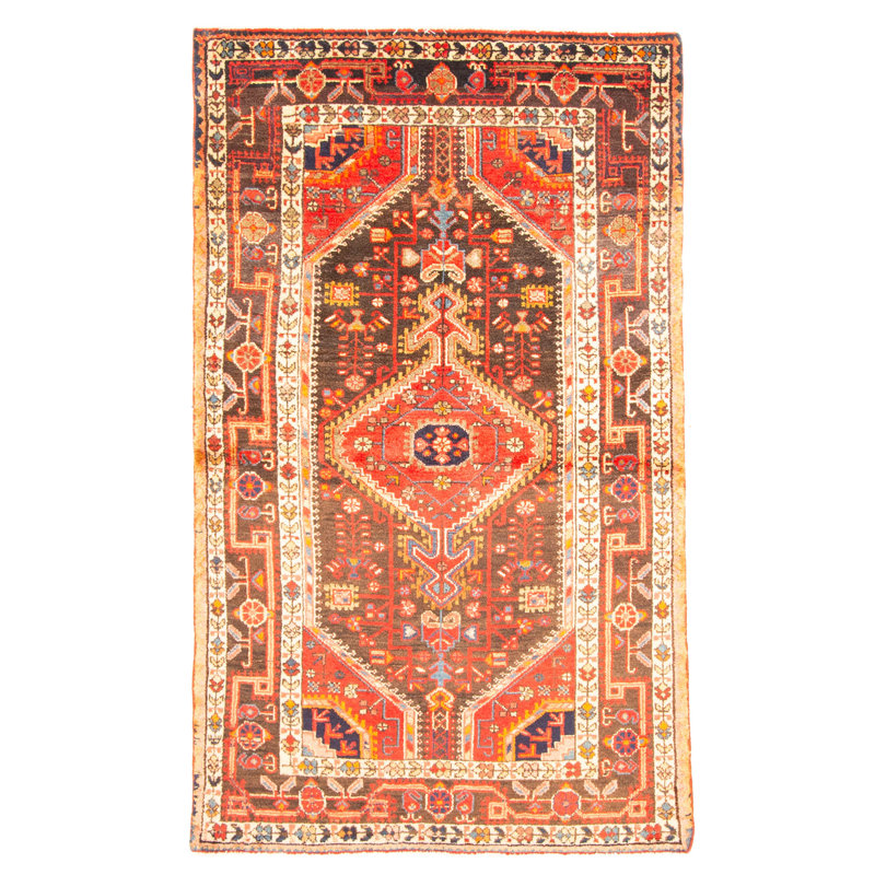 Tapis noir Anadol 3 pi 7 po x 6 pi 2 po