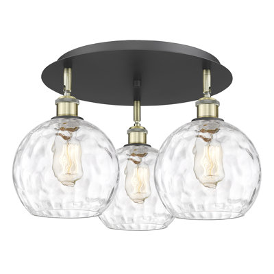 Ambrosane Glass Flush Mount