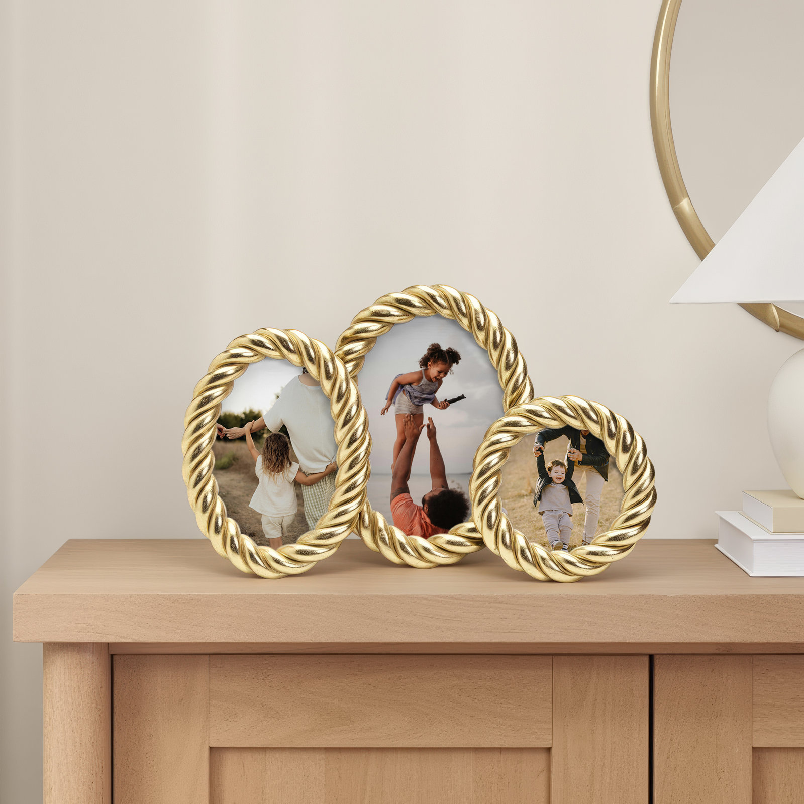 Gilded Rope 4" x 6" Picture Frame