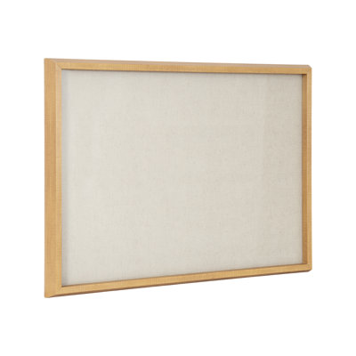 Tableau blanc en lin naturel effaçable à sec par The Creative Bunch Studio