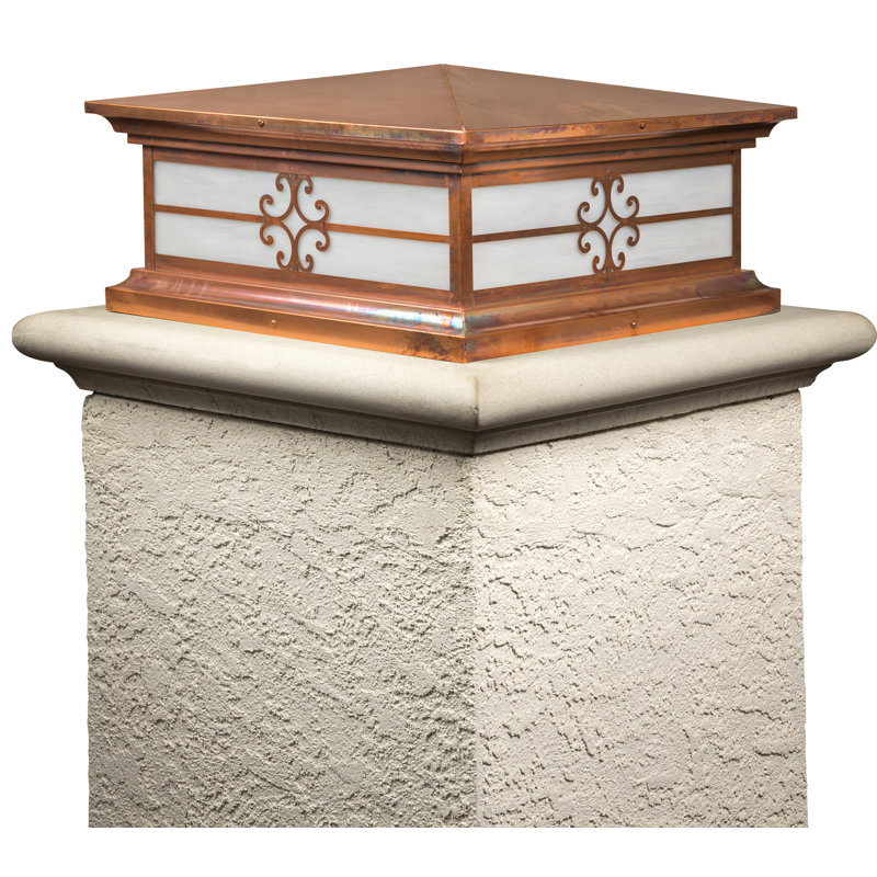 Plafonnier pour support 2 lumières Fauntleroy, H 7,5 po x l 12,5 po x P 12,5 po, Or irisé, Noir texturé