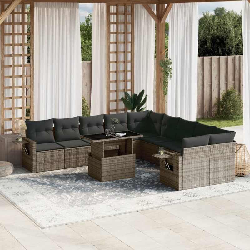 Ensemble de canapé de jardin Vidaxl